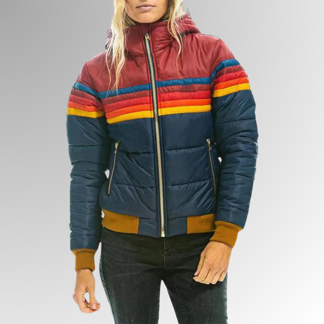 Kurtka puchowa retro - ModaEkspert