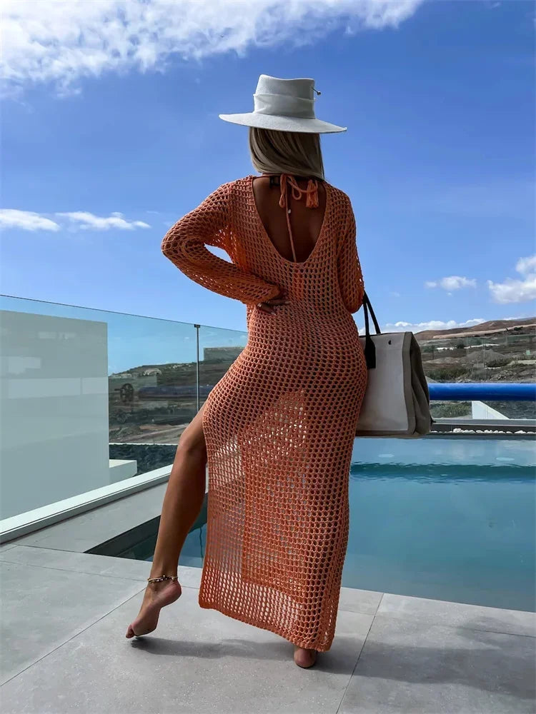 BeachGlow Mesh Dress - By VindaKant