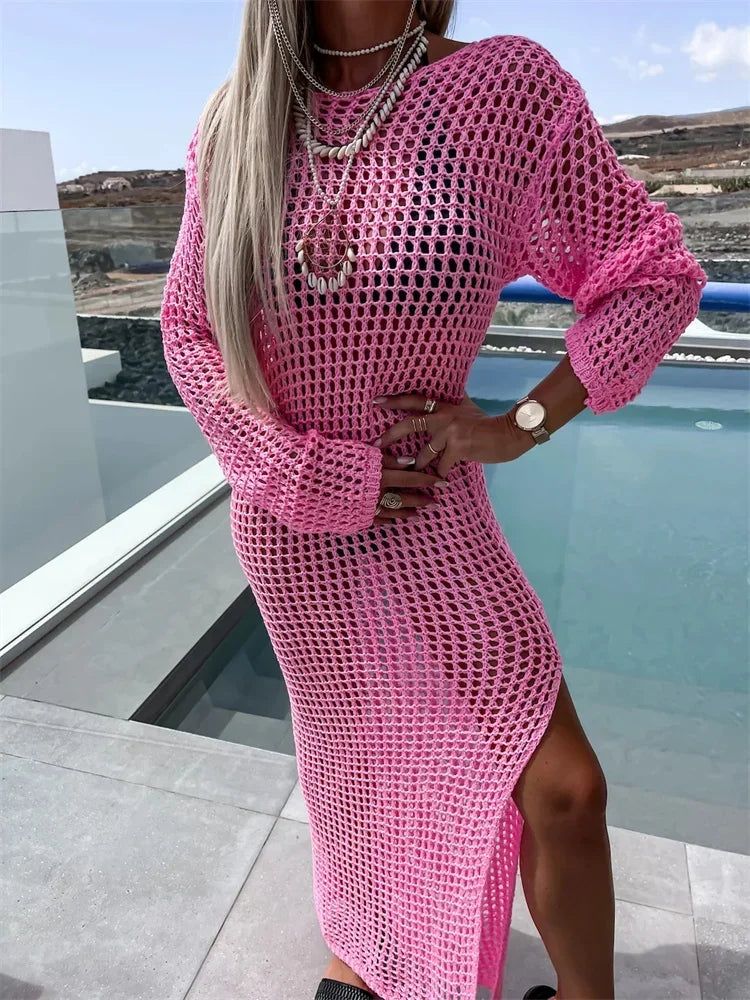 BeachGlow Mesh Dress - By VindaKant